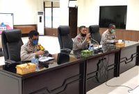 Kapolda Maluku Irjen Pol Drs. Baharudin Djafar, Saat memimpin Rapat Harian Polda Maluku.