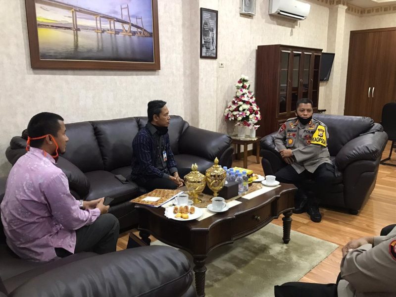 Kapolda Maluku Irjen Pol Drs Baharudin Djafar Terima Kunjungan Silaturahmi Kepala Bank Indonesia