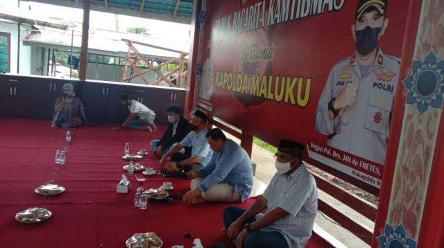 Duduk Bacarita kamtibmas Polda Maluku Bahas Soal Corona di Tengah Pilkada serentak 2020
