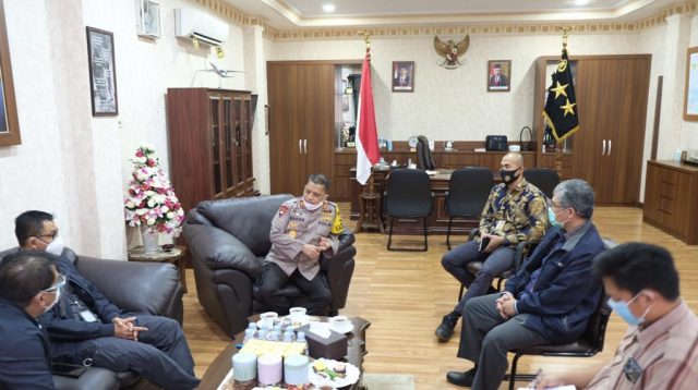 Kapolda Maluku Terima Kunjungan Silaturahmi Wakil Direktur PT PLN