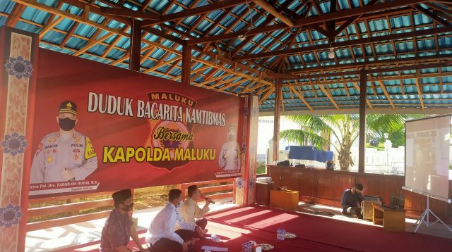 Polda Maluku Gelar Dudu Bacarita Kamtibmas, Bahas Soal Permasalahan Yang Kompleks di Tengah Masyarakat