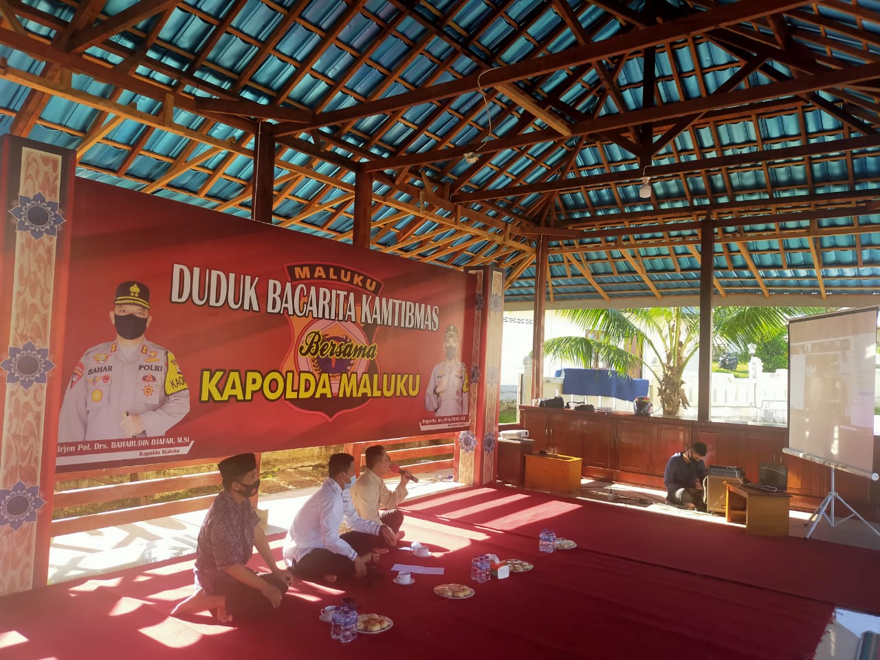 Polda Maluku Gelar Dudu Bacarita Kamtibmas, Bahas Soal Permasalahan Yang Kompleks di Tengah Masyarakat