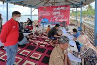 Kabinda Sulbar Tinjau Vaksinasi Bagi Masyarakat Pesisir di Polewali Mandar 
