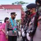 Kapolda Sulbar Irjen Pol Verdianto Iskandar Biticaca Disambut Jajar Kehormatan di Polres Pasangkayu.