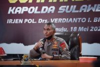 Kapolda Sulbar Irjen Pol Verdianto Iskandar Biticaca