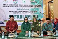 Bupati Mamuju Hj Sitti Sutinah Suhardi Hadiri Undang Masjid Babul Jannah Pasar Baru, Mamuju.