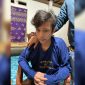 Hasbi Pelaku Penganiayaan Orang Tua Kandungnya Saat Diamankan di Polsek Alu
