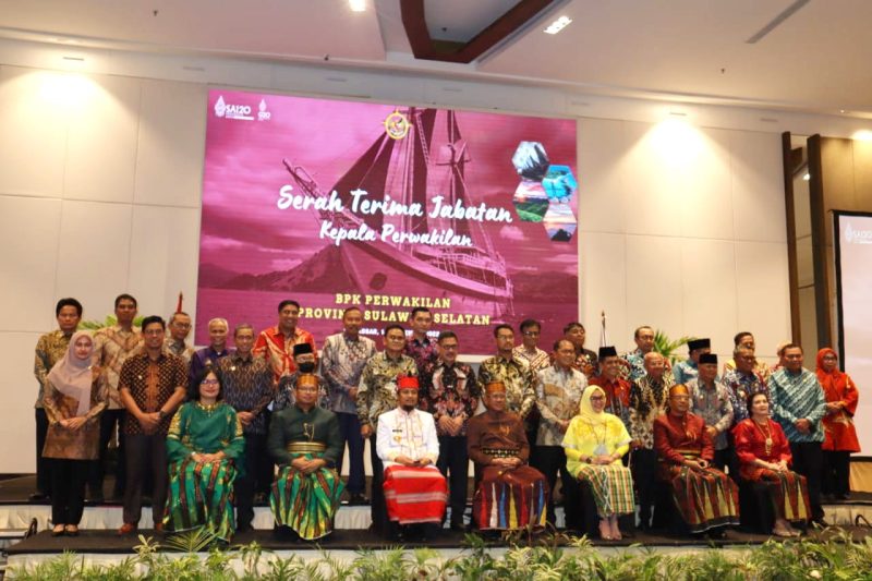 Bupati Wajo Amran Mahmud Hadiri Sertijab Kepala Perwakilan Badan Pemeriksa Keuangan (BPK) Sulsel