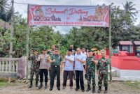 Dandim Polman Letkol Czi Masni Etha Yanurianedhi, M. Tr.(Han) Hadiri Pencanangan Kampung Pancasila di Desa Pasiang, Kecamatan Matakali, Kabupaten Polman 