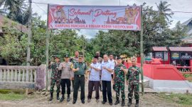 Dandim Polman Letkol Czi Masni Etha Yanurianedhi, M. Tr.(Han) Hadiri Pencanangan Kampung Pancasila di Desa Pasiang, Kecamatan Matakali, Kabupaten Polman 