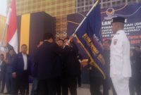 Ketua DPW Partai Nasdem Sulbar Anwar Adnan Saleh Resmi Mengukuhkan Pengurus Nasdem Kabupaten Polman.