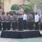 Kapolres Polman AKBP Agung Budi Leksono Saat Memberikan Sambutannya di Upacara Hari Kesadaran Nasional di Mapolres Polman