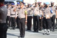 Wakapolresta Mamuju AKBP Arianto Memimpin Langsung Ucapara Hari Kesadaran Nasional di Halaman Mapolresta Mamuju.
