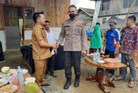 Kades Salletto Sampaikan Apresiasinya Dihadapan Kapolda Sulbar Irjen Pol Verdianto Iskandar Biticaca. 
