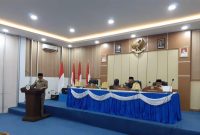 DPRD kabupaten Mamuju Tengah Menggelar Rapat Paripurna Pemyerahan Ranperda APBN-P 2022.