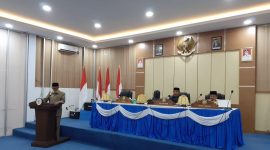 DPRD kabupaten Mamuju Tengah Menggelar Rapat Paripurna Pemyerahan Ranperda APBN-P 2022.