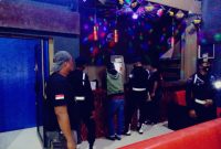 Patroli Penegakan Ketertiban dan Kedisiplinan (Gaktibplin) Oleh Personil Satbrimob Polda Sulbar di Beberapa Tempat Hiburan Malam di Mamuju.