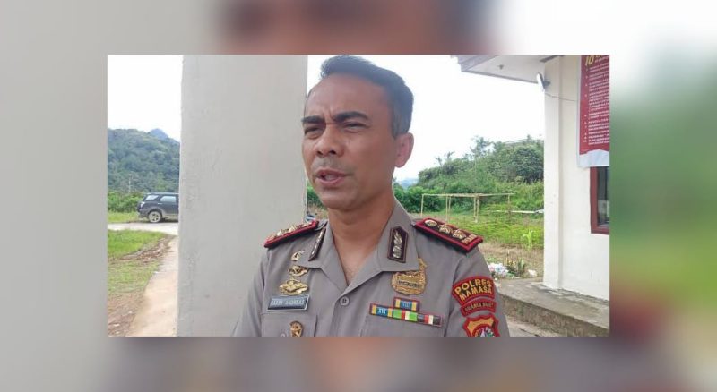 Kepala Kepolisian Resor Mamasa AKBP Harry Andreas