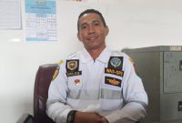 Koordinator Satuan Pelayanan (Korsatpel) sekaligus Syahbandar Pembantu, Carlos Maki.
