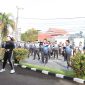 Puluhan Personil Polresta Mamuju Mengikuti Senam Zumba Guna Tingkatkan Imunitas