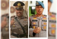 Kasat Lantas Polresta Mamuju Iptu Junaid Nuntung dan Kasat Samapta Polresta Mamuju Iptu Sijaruddin