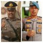 Kasat Lantas Polresta Mamuju Iptu Junaid Nuntung dan Kasat Samapta Polresta Mamuju Iptu Sijaruddin