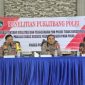 Kapolres Polman AKBP Agung Budi Leksono Saat menerima Kunjungan Tim Puslitbang Dari Mabes Polri, Rabu 28 September 2022 di Mapolres Polman.