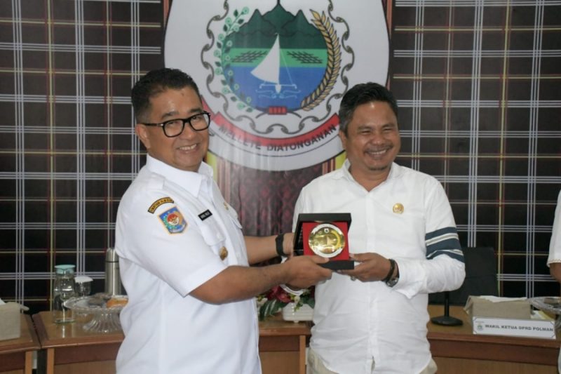 Pj Gubernur Sulbar, Akmal Malik menerima kunjungan DPRD Polewali Mandar