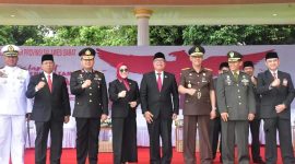 Upacara Peringatan Hari Kesaktian Pancasila tingkat Provinsi Sulawesi Barat di Tribun Upacara Kantor Gubernur Sulbar, Sabtu, 1 Oktober 2022. Sebagai Pembina Upacara adalah Sekretaris Daerah Pemprov Sulbar, Muhammad Idris. Hadir juga Ketua DPRD Sulbar, St. Suraidah Suhardi , Wakapolda Sulbar, Brigjen. Pol. Umar Faroq, perwakilan Forkompida dan undangan lain