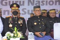 Kapolda Sulbar Irjen Pol Verdiantor Iskandar Biticaca turut hadir dalam upacara Peringatan Hari Guru Nasional (HGN) tahun 2022