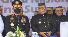 Kapolda Sulbar Irjen Pol Verdiantor Iskandar Biticaca turut hadir dalam upacara Peringatan Hari Guru Nasional (HGN) tahun 2022