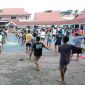 Warga Binaan mengikuti senam pagi