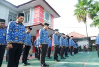 Jajaran Rutan Kelas IIB Mamuju mengikuti Upacara Peringatan Hari Korpri ke-52
