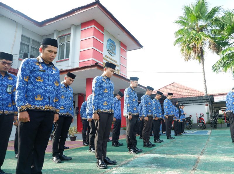 Jajaran Rutan Kelas IIB Mamuju mengikuti Upacara Peringatan Hari Korpri ke-52