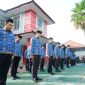 Jajaran Rutan Kelas IIB Mamuju mengikuti Upacara Peringatan Hari Korpri ke-52