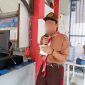 Warga Binaan Pramuka sedang membantu pada kegiatan besukan