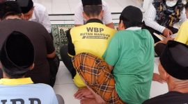 Warga Binaan Rutan Mamuju mengikuti pengajian