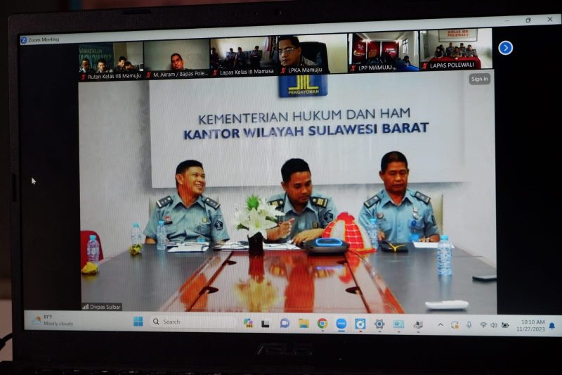 Penguatan Assesor oleh Divisi Pemasyarakatan Kemenkumham Sulbar