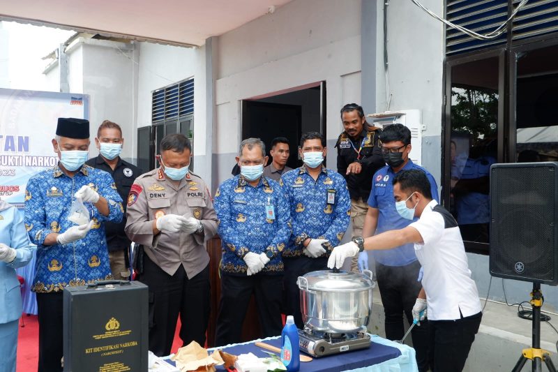 Pemusnahan barang bukti narkoba
