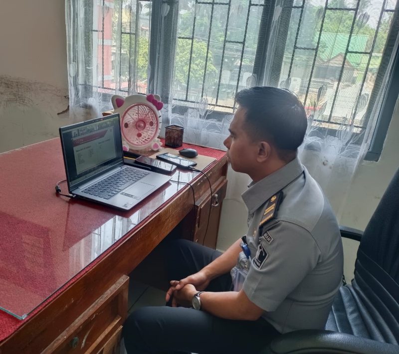 Kasubsie Pengelolaan mengikuti Webinar Pengawasan