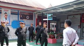 Apel serah terima tugas Regu Pengamanan