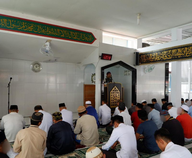 Pelaksanaan Khutbagh & Shalat Jumat di Rutan Mamuju