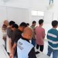 Warga Binaan Nasrani mengikuti kebaktian bersama Penyulu Kemenag Mamuju