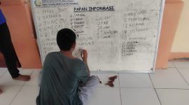 Berantas Buta Aksara, Rutan Pasangkayu Ajarkan Baca Tulis Kepada Warga Binaan. Foto: Rutan Pasangkayu/dok (14/11)