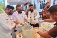 Rutan Pasangkayu Hadiri Pemusnahan Barang Bukti Yang Telah Berkekuatan Hukum Tetap Oleh Kejaksaan Negeri. Foto: Rutan Pasangkayu/dok (23/11)