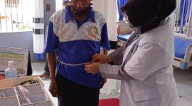 Deteksi Dini Penyakit, Rutan Pasangkayu Berikan Pelayanan Posyandu Lansia Secara Rutin Kepada Warga Binaan Lanjut Usia. Foto: Rutan Pasangkayu/dok (27/11)