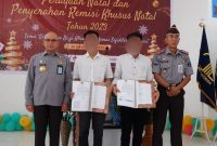 Warga Binaan Rutan Mamuju terima  Remisi Natal