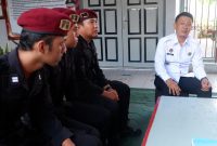 Kepala Kesatuan Pengamanan Rutan memimpin belriefing Jajaran Regu Pengamanan