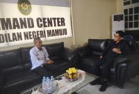 Kunjungan Karutan diterima langsung Ketua Pengadilan Negeri Mamuju