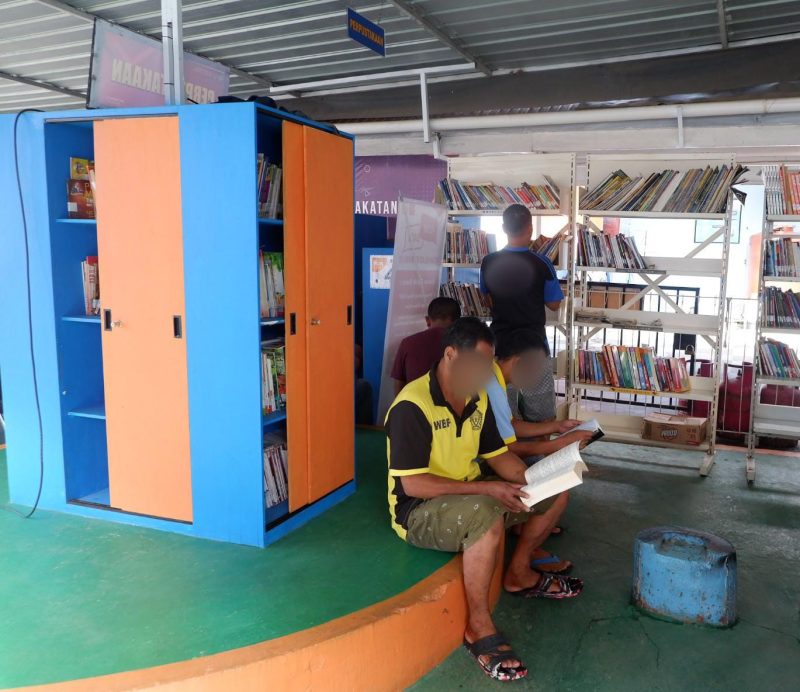 Suasana Perpustakaan di Rutan Mamuju